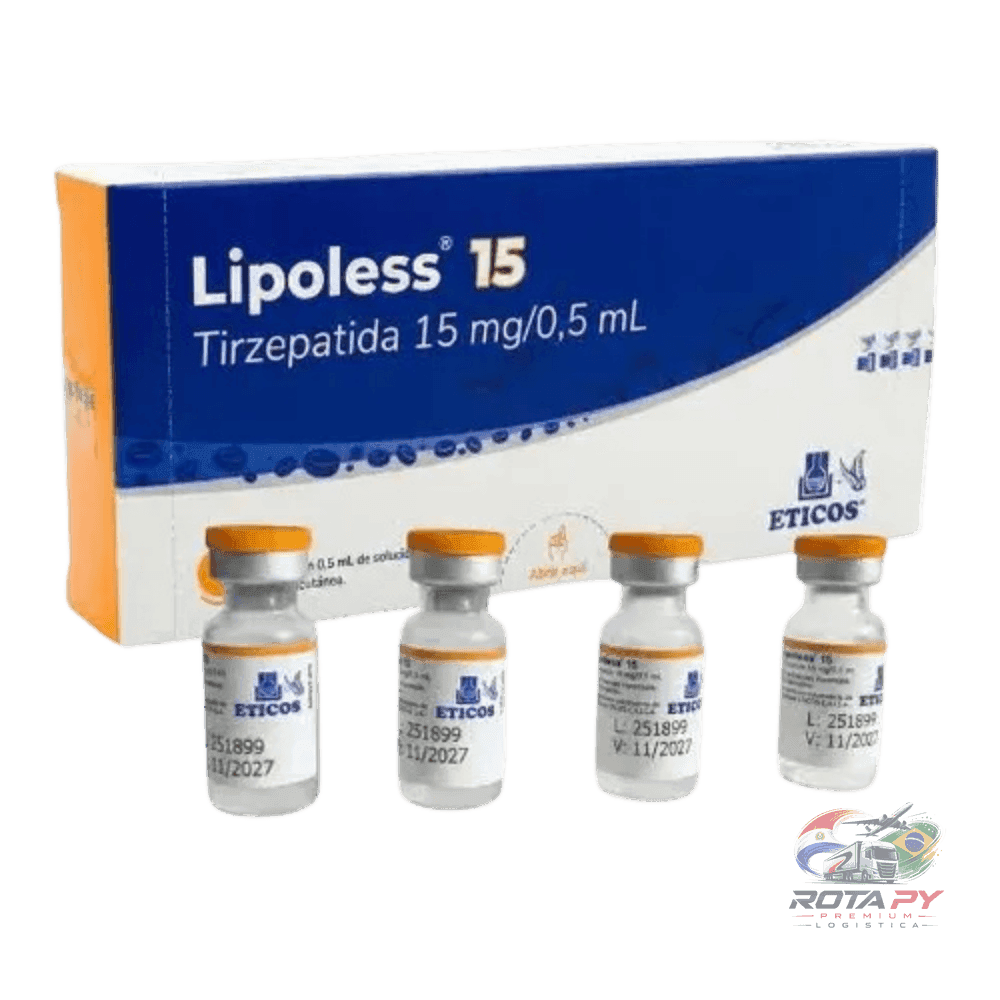 Lipoless 15mg - 4 ampolas – Tirzepatida